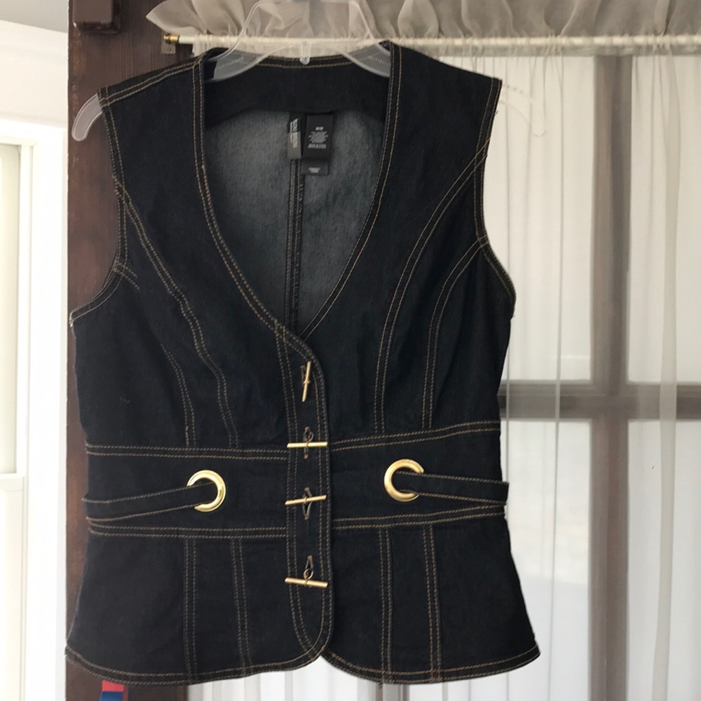 Ladies denim vest